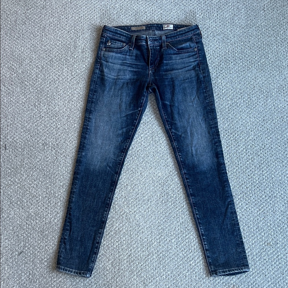 AG Adriano Goldschmied Dark Blue Skinny Jeans